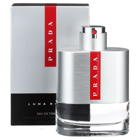 Prada Luna Rossa Eau De Toilette Spray, Cologne for Men, 3.4 Oz