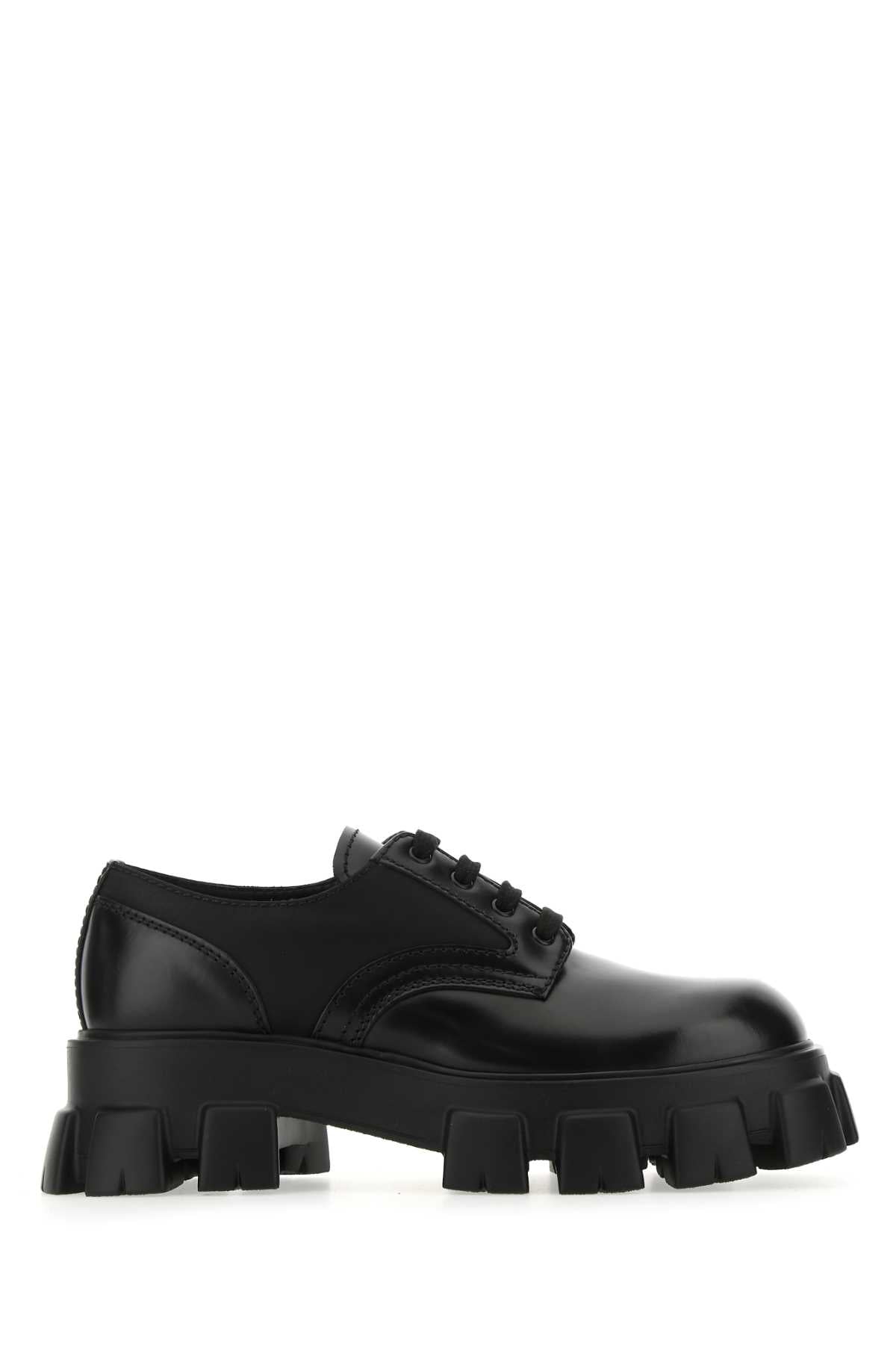 Prada men's top lace up shoes
