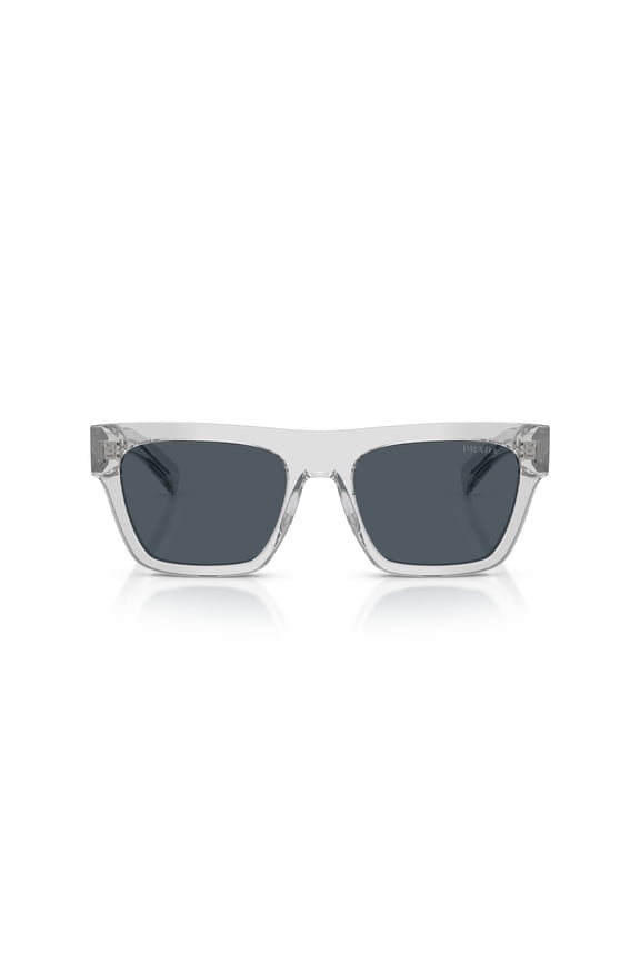 Men's 0Pr C03s Rectangular Acetate Sunglasses Grey