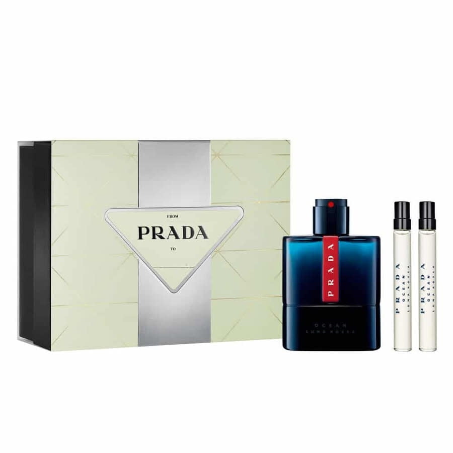 PRADA LUNA ROSA GIFT SET MEN 3.4oz SPRAY COLOGNE 3.4oz AFTER SHAVE deals NEW IN BOX