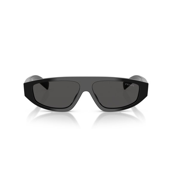 Prada Men's 0Pr C02s Angular Black Sunglasses Black