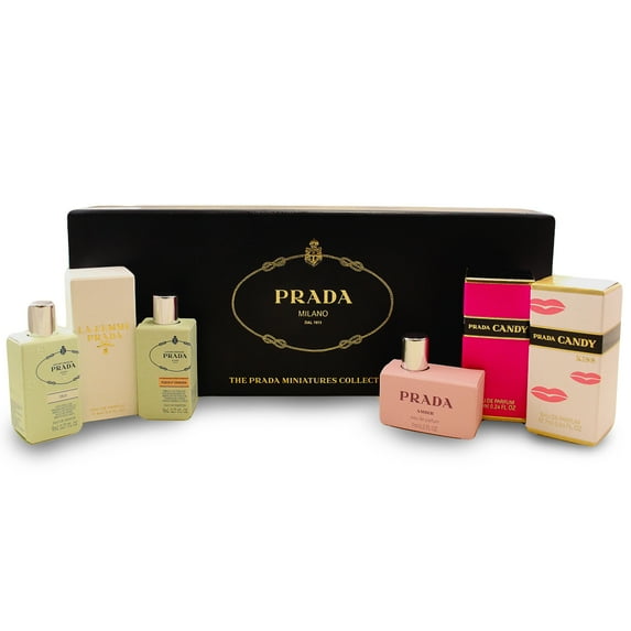 Prada Miniature Perfume Gift Set for Women, 6 Pieces