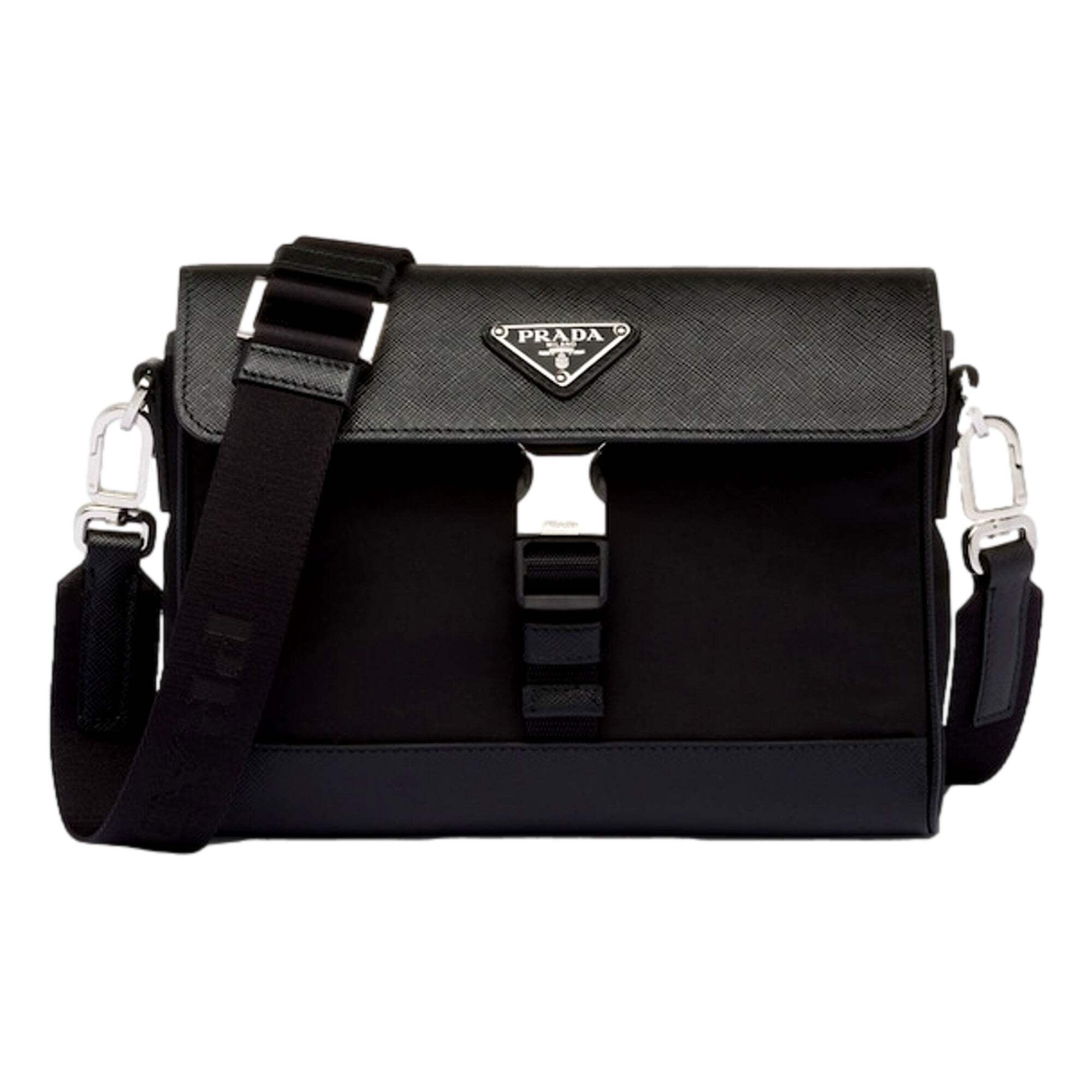 PRADA☆ロゴポイント ナイロン メッセンジャーバッグ Prada Messenger