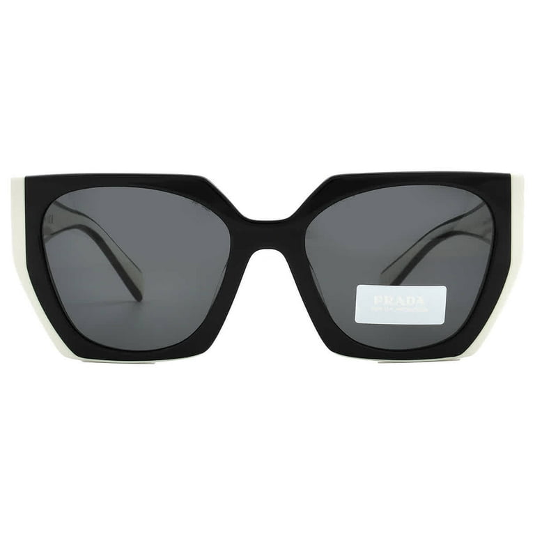 PRADA プラダ 0PR15WSF 09Q5S0 55 サングラス Prada Designer Sunglasses PR 15WS - Black and White Acetate
