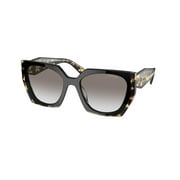 Prada PR 15WS Women's Sunglasses Black/Medium Tortoise/Grey Gradient 54