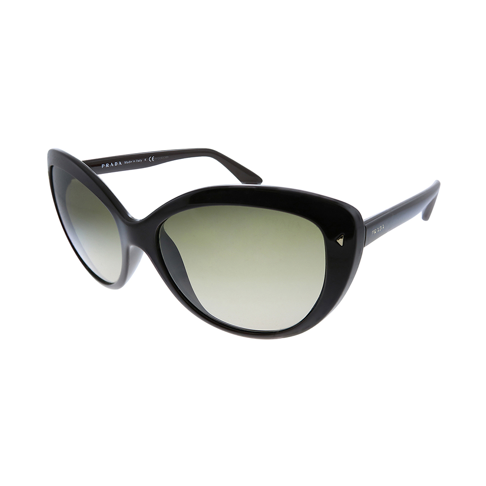 Prada PR 16SS Plastic Womens Cat-Eye Sunglasses Brown 57mm Adult - image 1 of 3