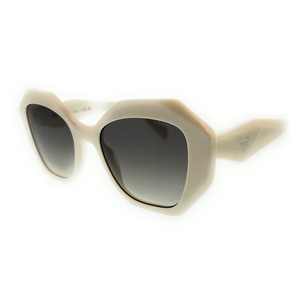 Prada PR 16WS Plastic Womens Geometric Sunglasses Talc 53mm Adult