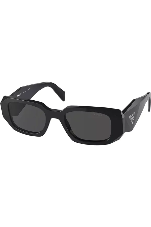 PR 17WS 1ABS0 Black Sunglasses Dark Grey Lens