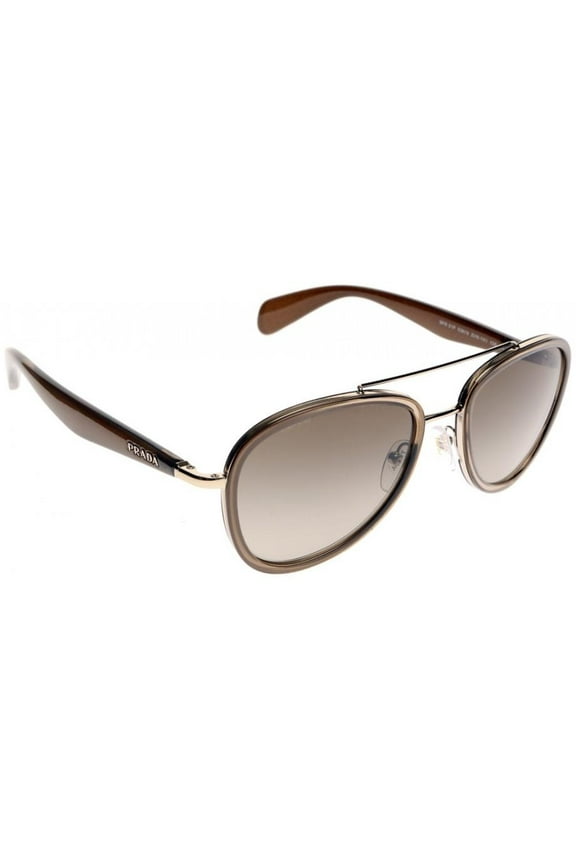 Sunglasses PR51PS ZVN1X1 56mm Pale Gold & Brown / Brown Lens