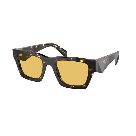 Prada Sunglasses PRA06S 16O10C 50mm Tortoise Black / Yellow Lens