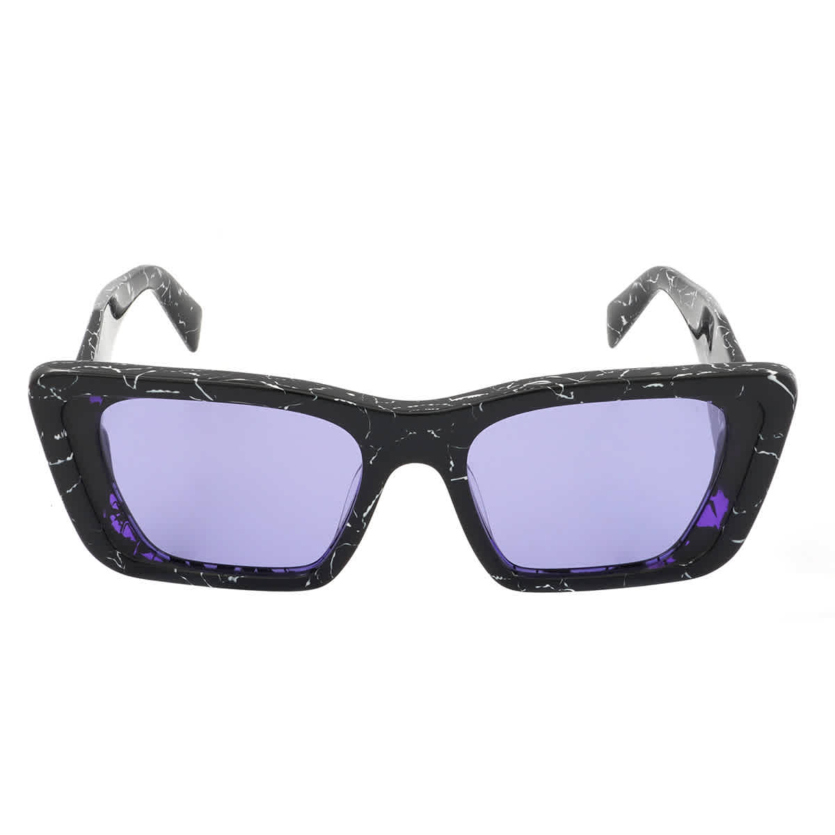 Prada sunglasses PR 08YS Marble Black and Violet Солнцезащитные очки Prada Symbole PR 08YS (03V01O) PR08YS  main image 2