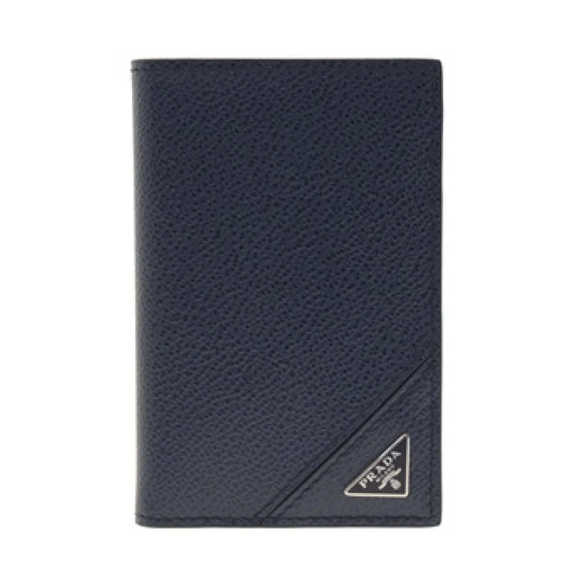 ★PRADA★ 23FW Women's Vitello Triangular Logo Half Wallet ( Prada Triangle Logo Patent Leather Wallet | italist, ALWAYS