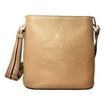 thumbnail image 1 of Prada Vitello Phenix Cammeo Leather Stripe Strap Bucket Bag 1BE057, 1 of 5