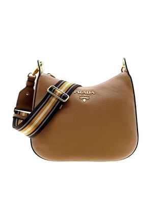 Prada, Bags, Prada Bufalo Sound Grey And Gold Purse With Leather Strap  And Gold Chain Strap