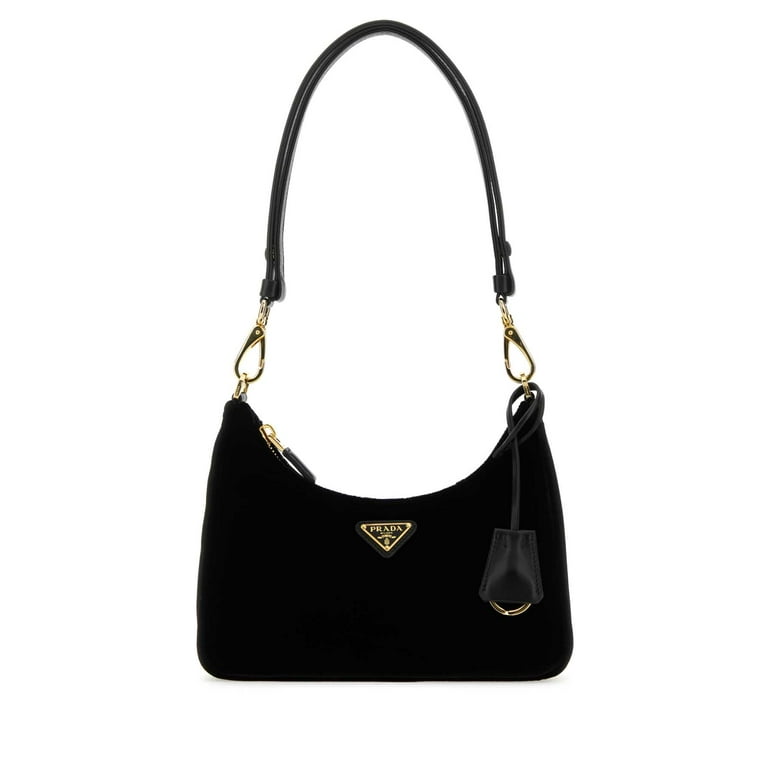 Prada velvet top crossbody bag