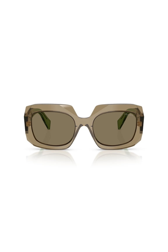 Women's 0Pr B23s Oversized Square Sunglasses Brown
