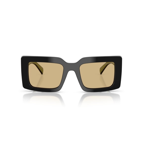 Prada Women's 0Pr D01s Oversized Rectangular Sunglasses Black