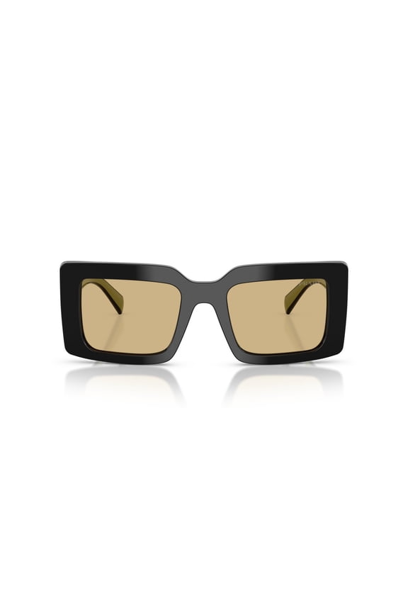 Women's 0Pr D01s Oversized Rectangular Sunglasses Black