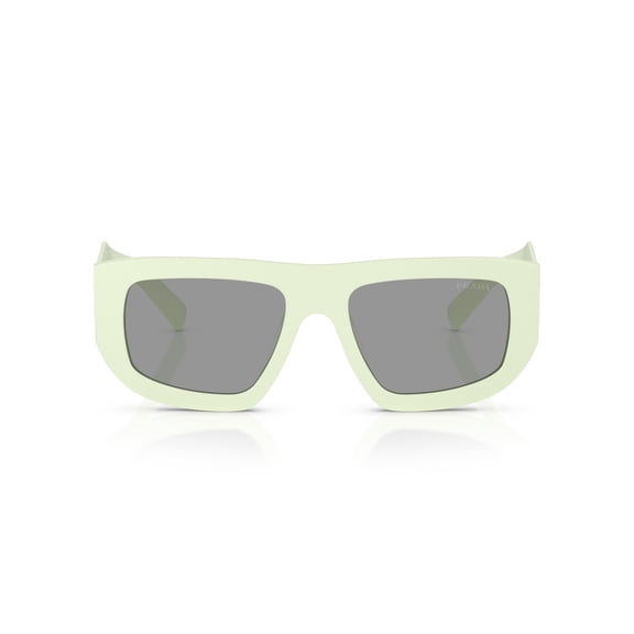 Prada Women's 0Pr D04su Matte Acetate Rectangular Sunglasses Green