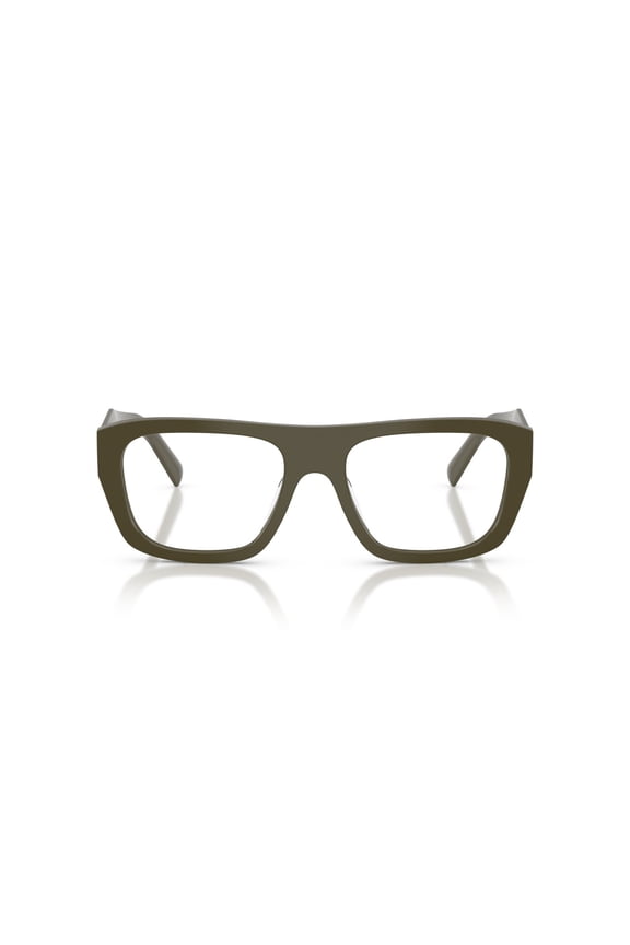 Women's 0Pr D07vu Oversized Square Acetate Sunglasses Green