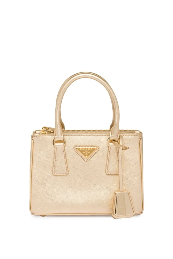 Women's Mini Galleria Leather Tote Bag Neutrals