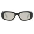 thumbnail image 1 of Prada Women's Rectangular Sunglasses, Black, One Size, 1 of 3