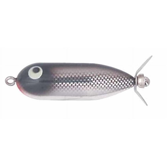 Pradco Lures Heddon Baby Torpedo - Chrome-Black Bk - 0.38