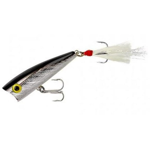 Pradco Lures Rebel Magnum Pop R - Silver-Black Back - 0.38