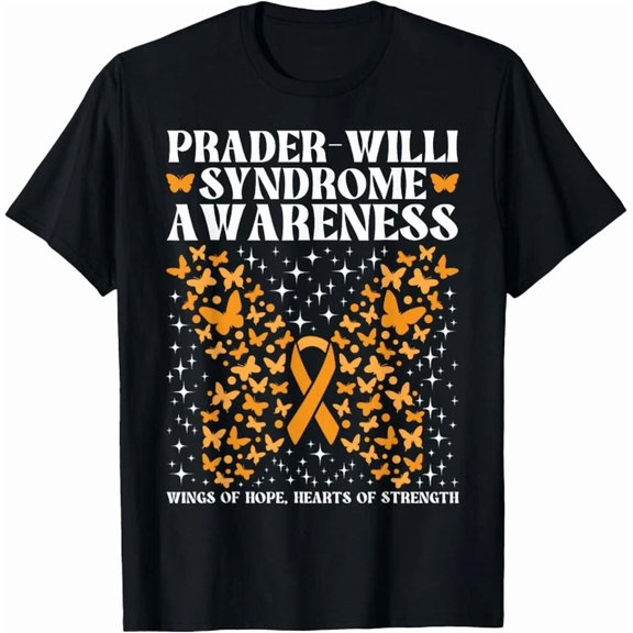 Prader Willi Syndrome Awareness, Butterflies Pws Awareness T-Shirt Unisex S-5XL Hot Trending Shirt, Vintage Birthday Gift