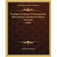 thumbnail image 1 of Praefatio In Librum De Homonymis Hyles Iatricae, Eiusdem De Plinio Judicium (1668) (Paperback), 1 of 1