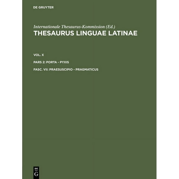 Praesuscipio - Pragmaticus, (Hardcover)