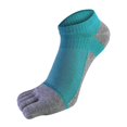 thumbnail image 1 of Praeter Men Cotton Thin Section Short Splicing Mesh Five-finger Socks Stitching Color Five-finger Socks, 1 of 4