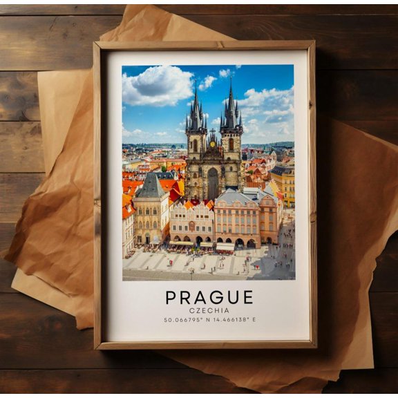 Prague City Poster