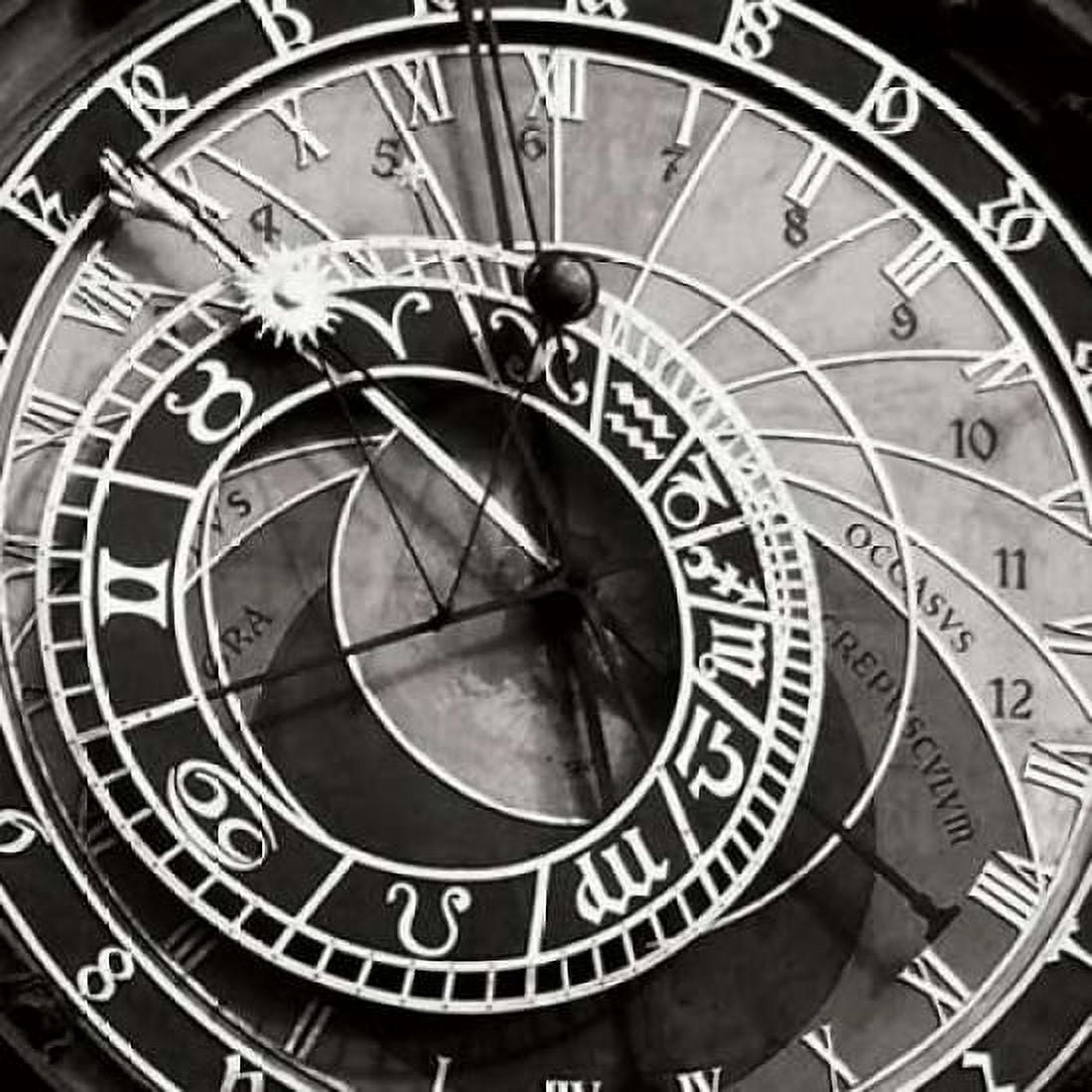 Prague Clock I Canvas Art - Jim Christensen (24 x 24)