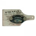 thumbnail image 1 of Prague Cutting Board, City of 100 Spires Slogan with Landmark Retro Style Composition, Decorative Tempered Glass Cutting and Serving Board, in 3 Sizes, by Ambesonne, 1 of 2