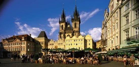Prague Czech Republic Canvas Art - Panoramic Images (24 x 12)