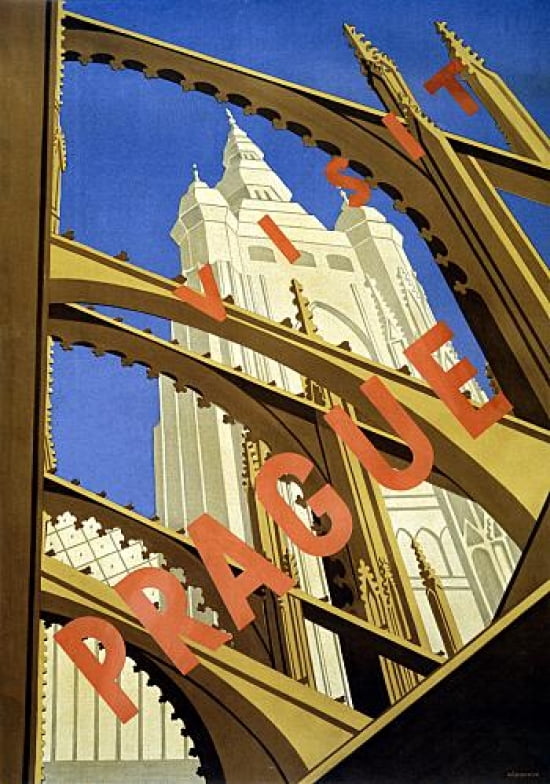 Prague Czech Republic Travel Canvas Art - (24 x 36)