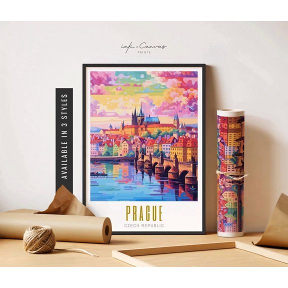 Prague Czech Republic Travel Wall Decor