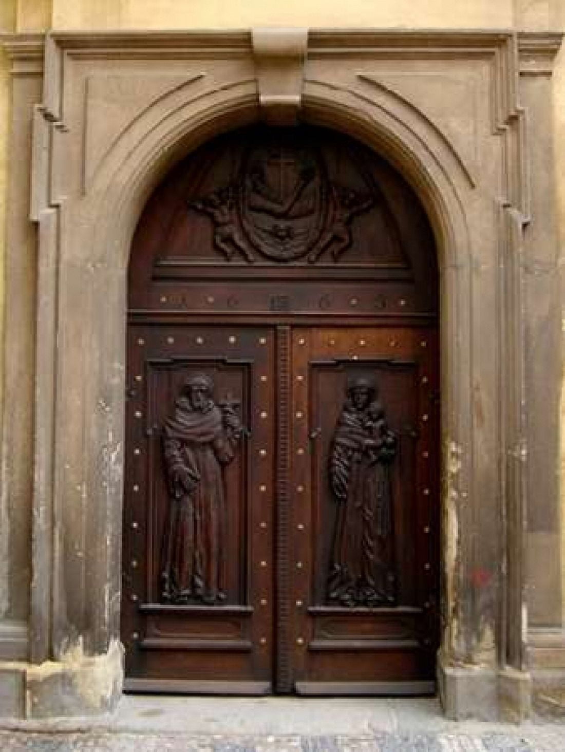 Prague Door V Canvas Art - Jim Christensen (18 x 24)