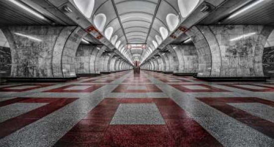Prague Metro Canvas Art - Massimo Cuomo (12 x 18)