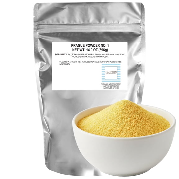 Prague Powder Number 1, 14 Ounce Bag, Curing Salt, Hampton Distribution