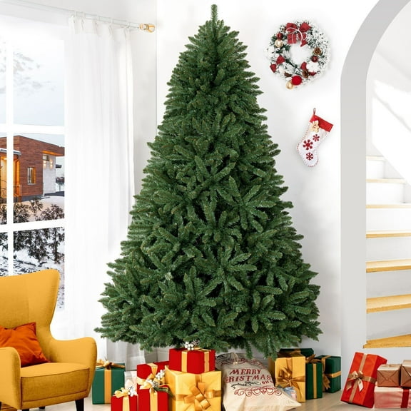 Prague Pre-Lit Artificial Christmas Tree by Naomi Home-Size:7.5 ft