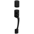thumbnail image 1 of Prague Single Cylinder Exterior Only Handleset featuring SmartKey Series in Matte Black, 1 of 4