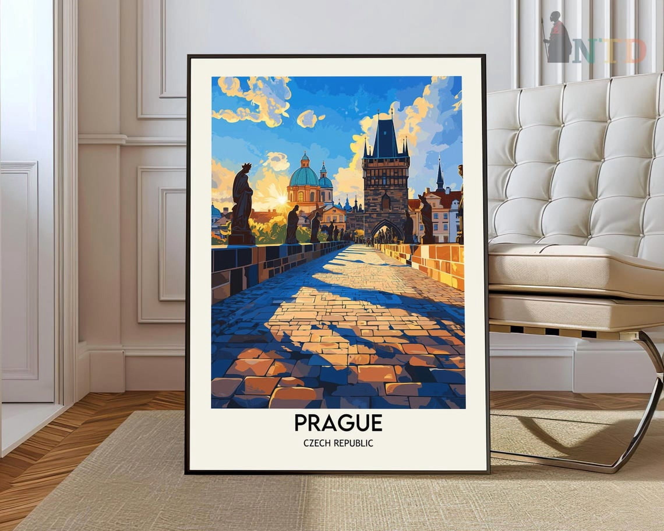 Prague Wall Art Print, Czech Republic European City Photography Decor ...