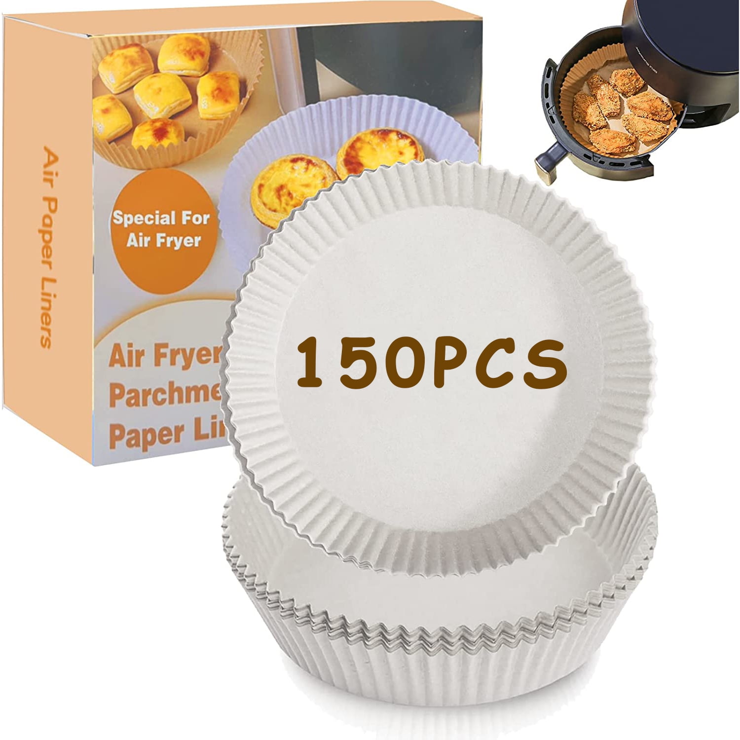 https://i5.walmartimages.com/seo/Prahalum-150PCS-Disposable-Air-Fryer-Liners-Parchment-Paper-Perforated-6-3inch-Non-stick-Liner-Tray-Round-Oil-proof-Airfryer-Basket-Baking-Oven-Micro_d0cfefe8-f497-4e21-a647-8ae844608720.8ca9f735a8f929baff393af53ff68f0e.jpeg
