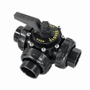Praher Plastics 1.5 in. Praher 3 Port Unionized Valve