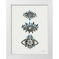 thumbnail image 1 of Prahl, Courtney 11x14 White Modern Wood Framed Museum Art Print Titled - Evil Eye II Collage, 1 of 4