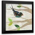 thumbnail image 1 of Prahl, Courtney 12x12 Black Modern Framed Museum Art Print Titled - Birds in Spring III Square, 1 of 5