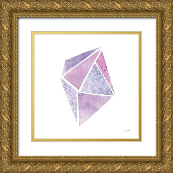 Prahl, Courtney 12x12 Gold Ornate Wood Framed with Double Matting Museum Art Print Titled - Shine VI