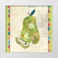 thumbnail image 1 of Prahl, Courtney 12x12 White Modern Wood Framed Museum Art Print Titled - Fruit Collage III - Pear, 1 of 4